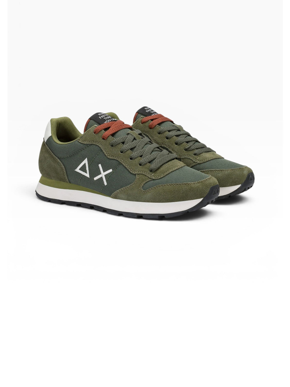 Sun68 Sneakers Uomo Tom Solid Verde militare