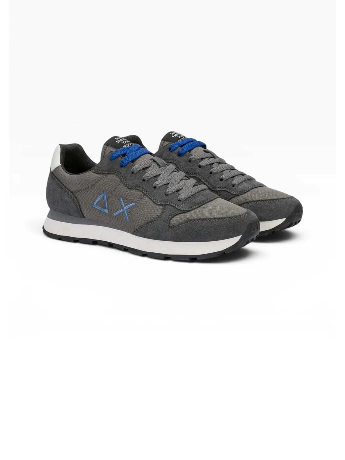 Sun68 Sneakers Uomo Tom Solid Grigio Scuro
