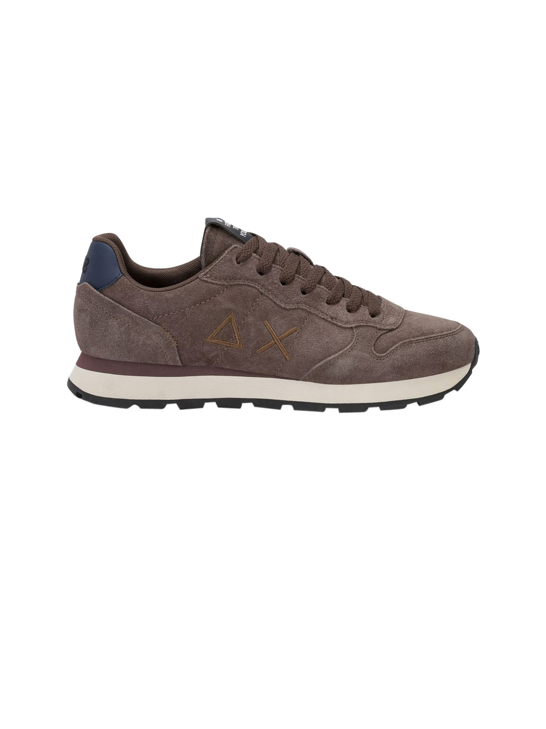 Sun68 Sneakers Uomo Tom Suede Marrone