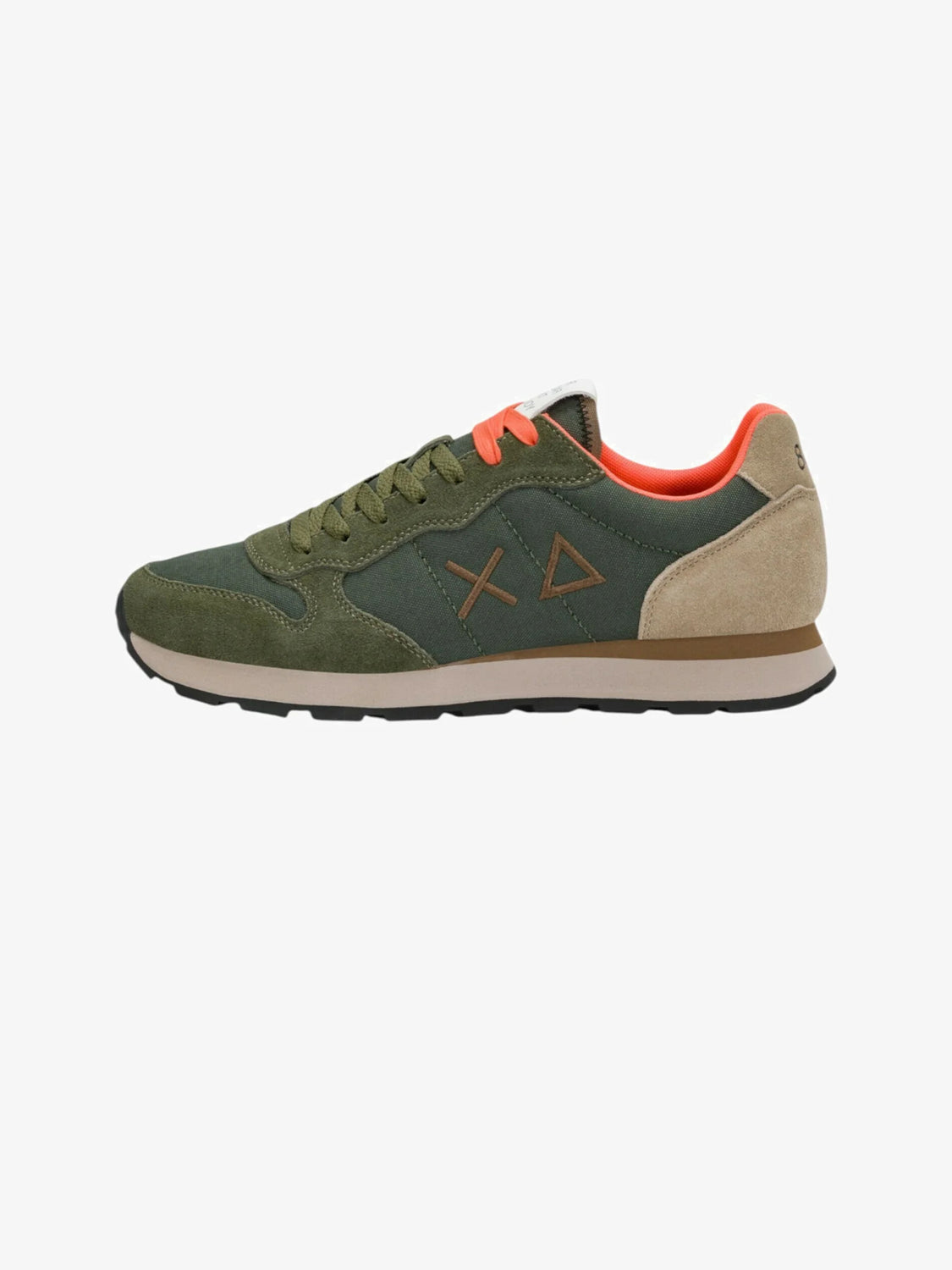 Sun68 Sneakers Uomo Tom Multicolor Militare scuro