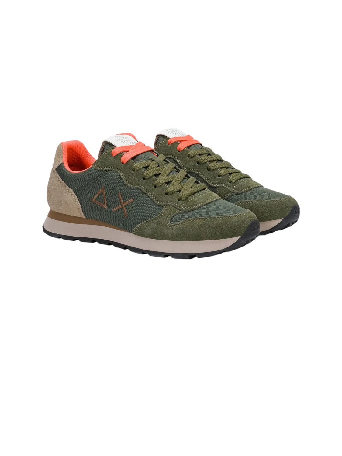 Sun68 Sneakers Uomo Tom Multicolor Militare scuro