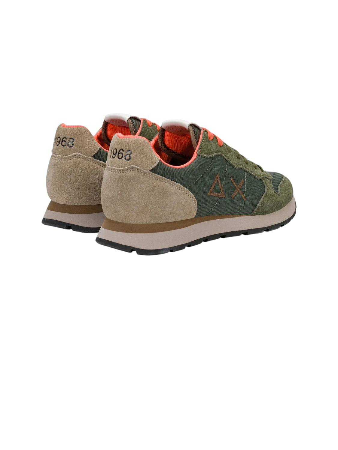 Sun68 Sneakers Uomo Tom Multicolor Militare scuro