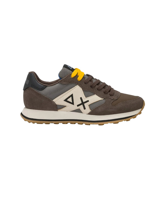 Sun68 Sneakers Uomo Jaki 2.0 Bicolor Marrone
