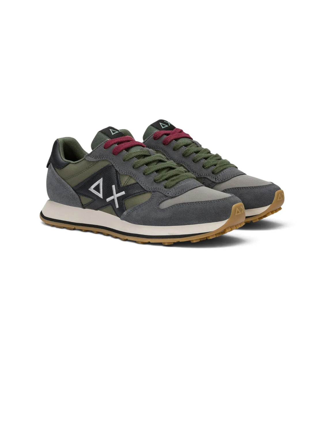 Sun68 Sneakers Uomo Jaki 2.0 Bicolor Grigio Scuro