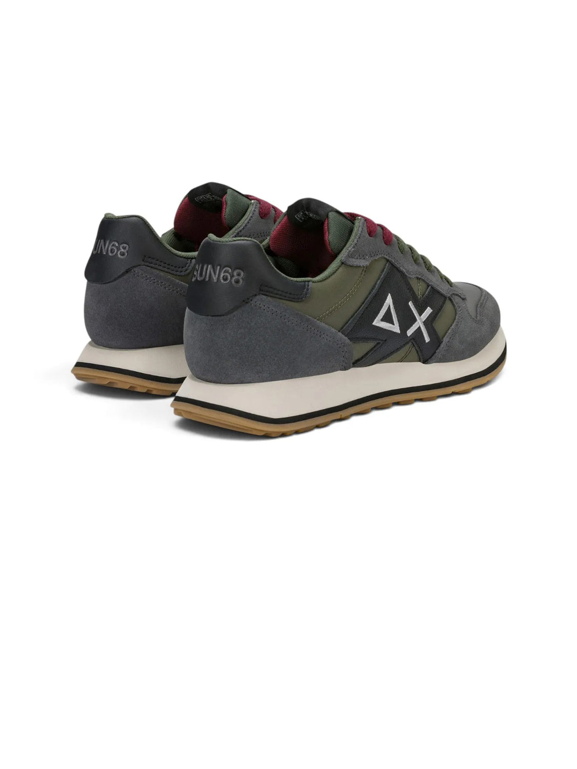 Sun68 Sneakers Uomo Jaki 2.0 Bicolor Grigio Scuro