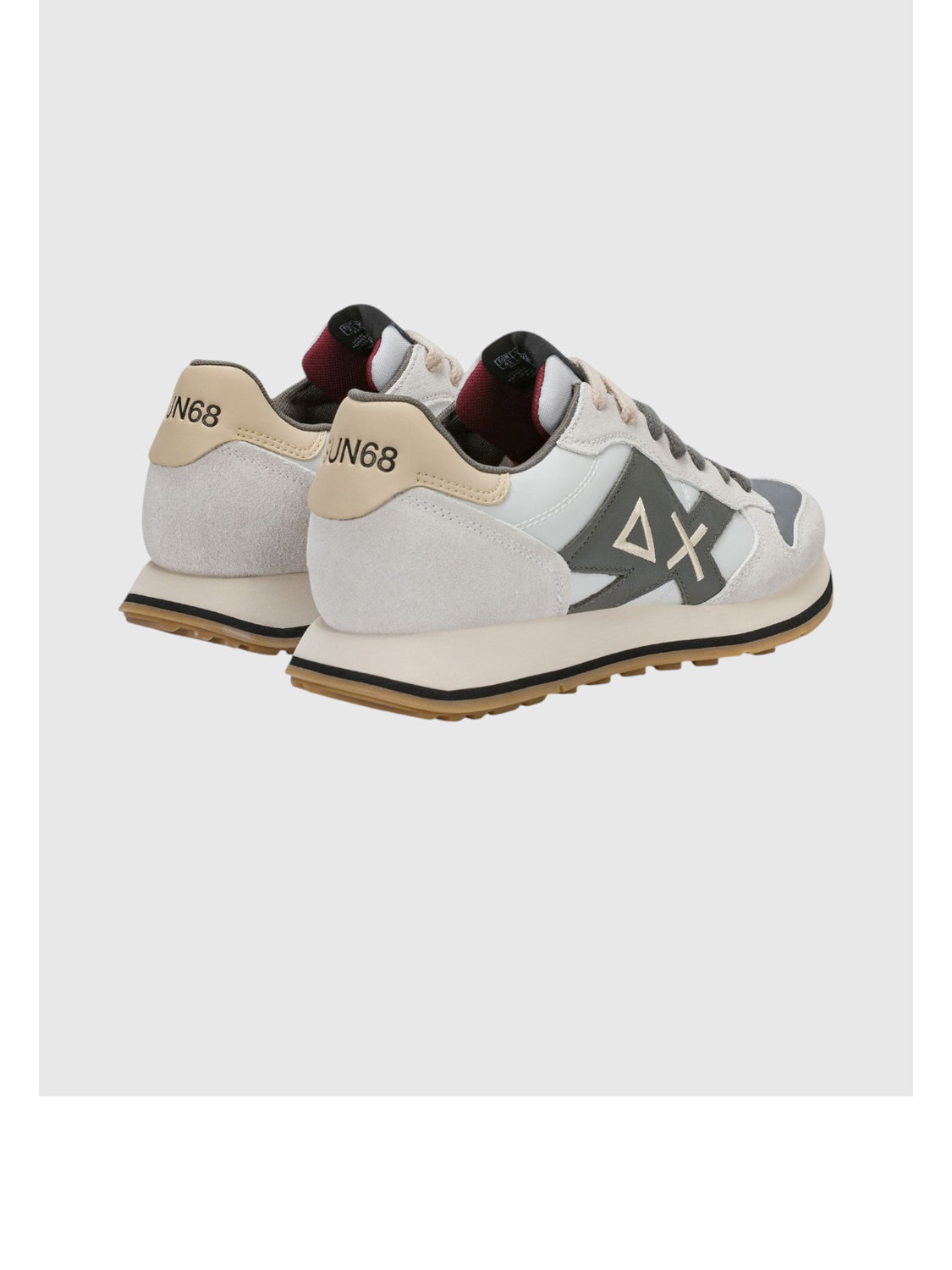 Sun68 Sneakers Uomo Jaki 2.0 Bicolor Ostrica