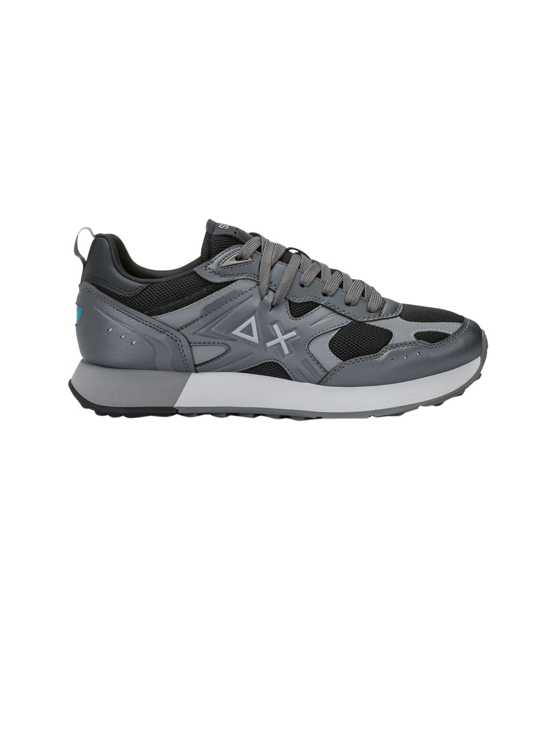 Sun68 Sneakers Uomo Jaki 2.0 Silver Mesh Nero