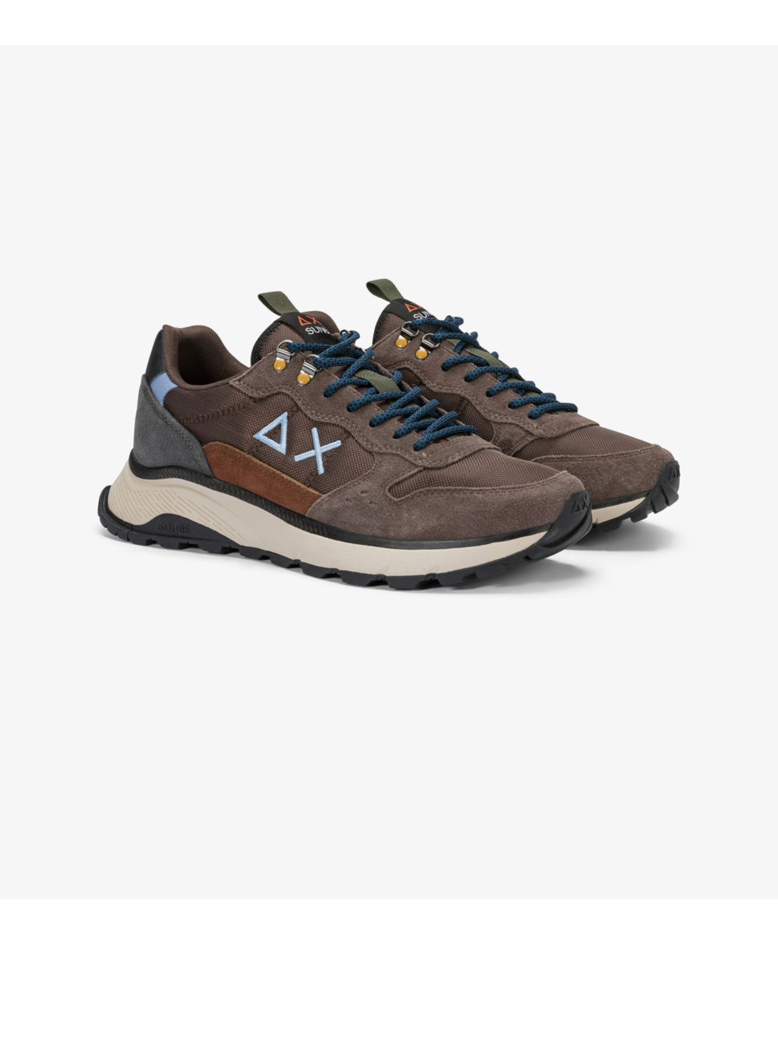Sun68 Sneakers Uomo Fire & Camping Marrone