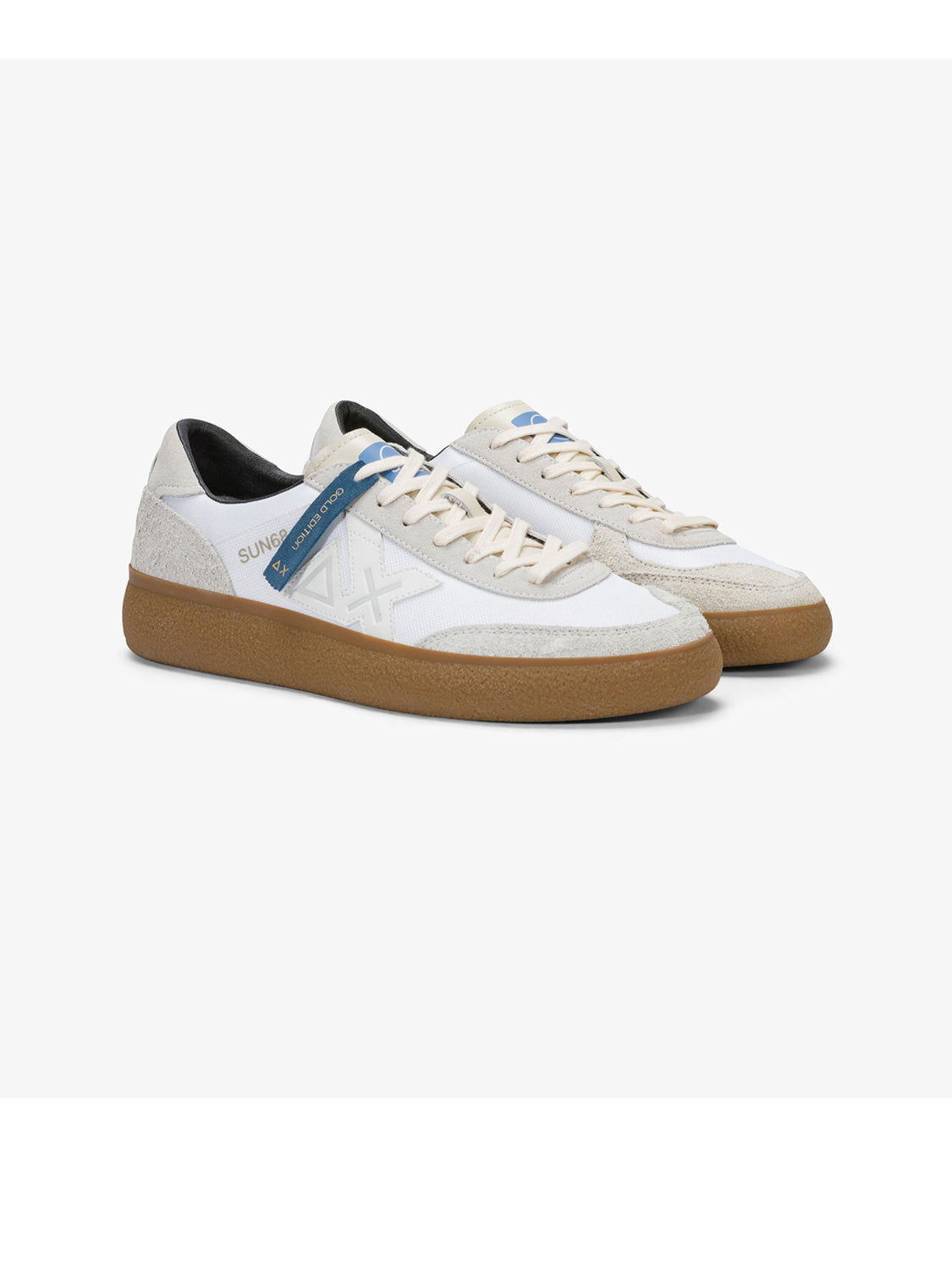Sun68 Sneakers Uomo Luis Nylon Bianco