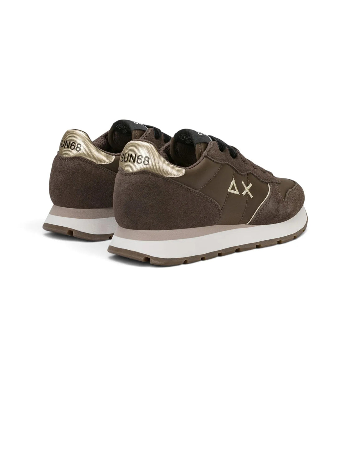 Sun68 Sneakers Donna Ally Silver Gold Marrone