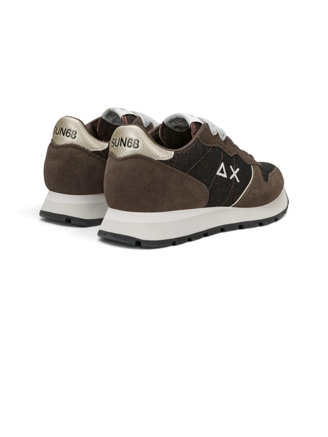 Sun68 Sneakers Donna Ally Glitter Textile Marrone