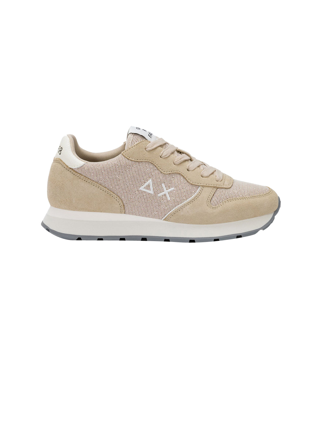 Sun68 Sneakers Donna Ally Glitter Textile Beige