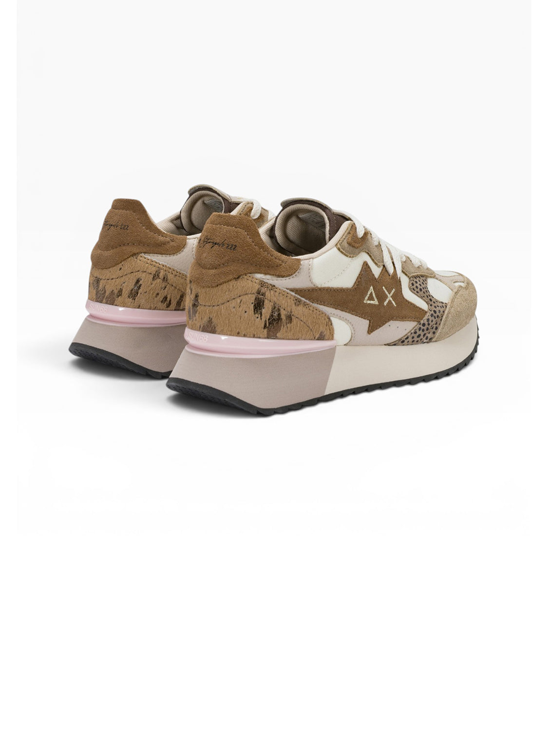Sun68 Sneakers Donna Stargirl Multicolor Beige