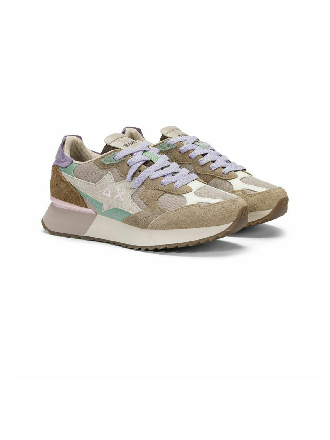 Sun68 Sneakers Donna Stargirl Multicolor Beige scuro