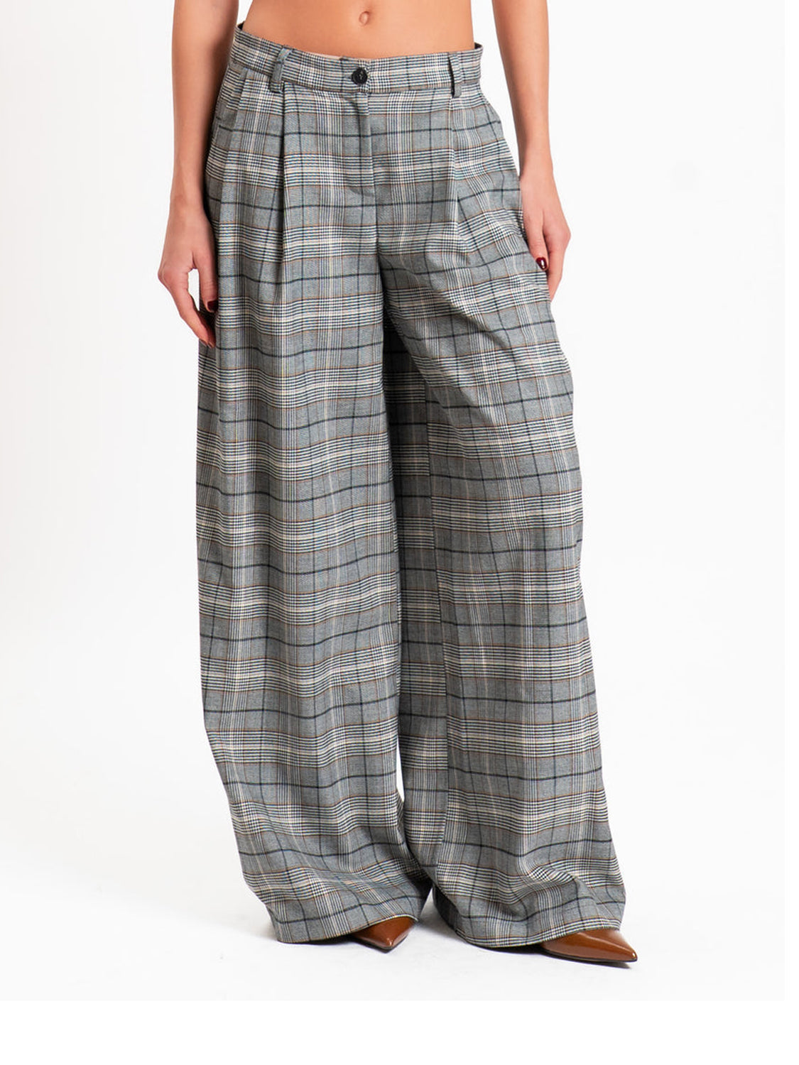 Tensione In Pantalone Donna Quadro