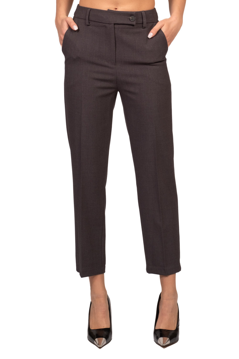 Tensione In Pantalone Donna Grigio