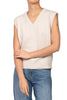 tensione in gilet donna ecru 7590654