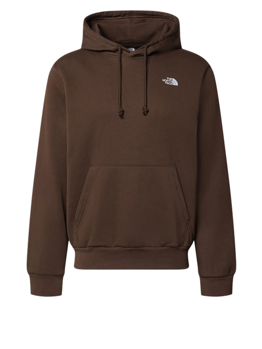 The North Face Felpa Cappuccio Uomo Evo Hoodie Marrone scuro