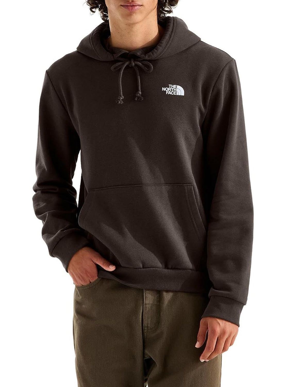 The North Face Felpa Cappuccio Uomo Box Nse Marrone scuro