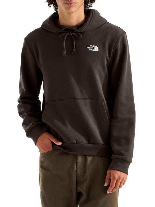 The North Face Felpa Cappuccio Uomo Box Nse Marrone scuro