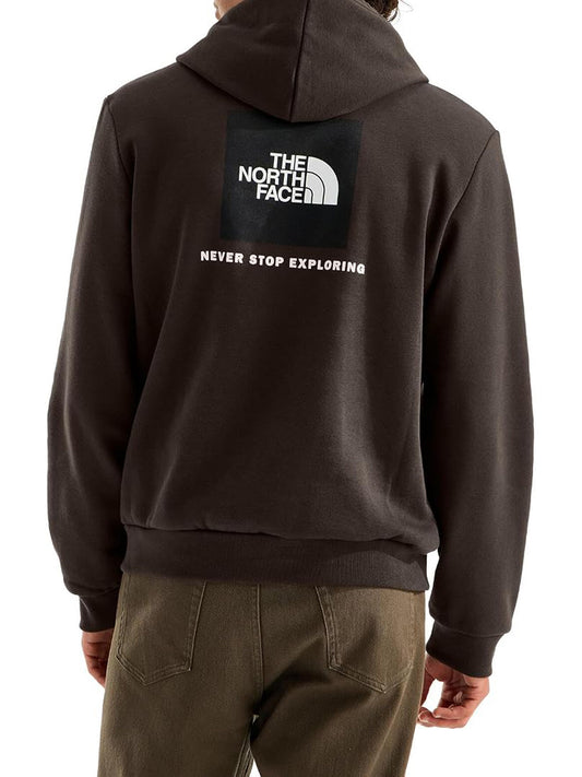 The North Face Felpa Cappuccio Uomo Box Nse Marrone scuro