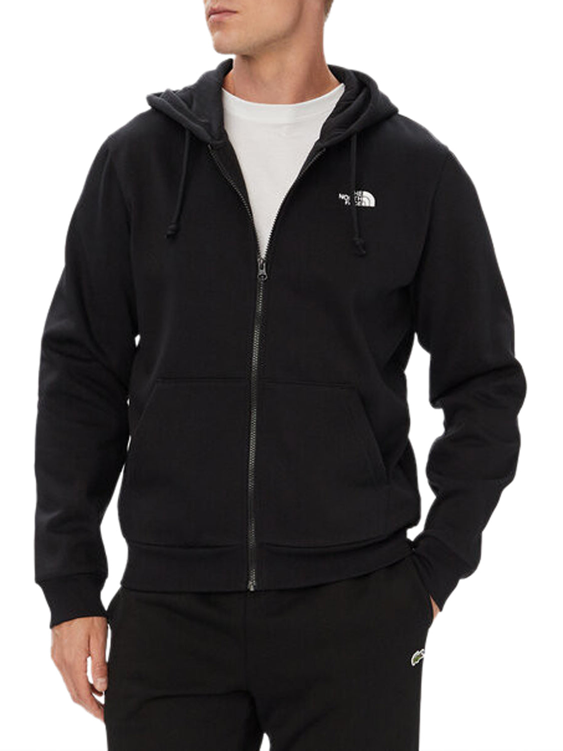 The North Face Felpa con Zip Uomo Evo Reg Hoodie Nero