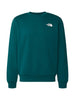 the north face felpa girocollo uomo evo box crew verde smeraldo 5007602