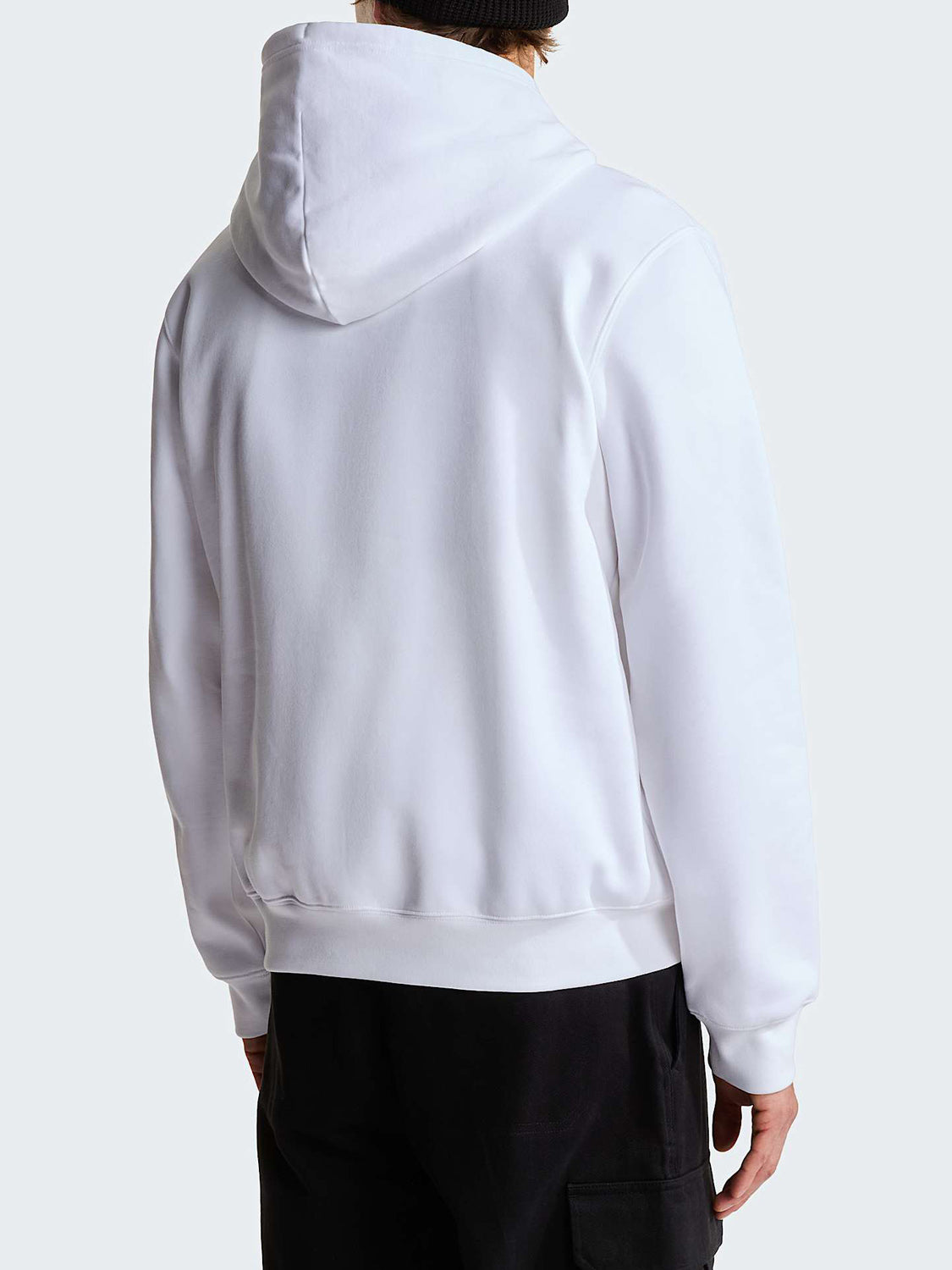 The North Face Felpa Cappuccio Uomo Ess Dp Reg Hoodie Bianco