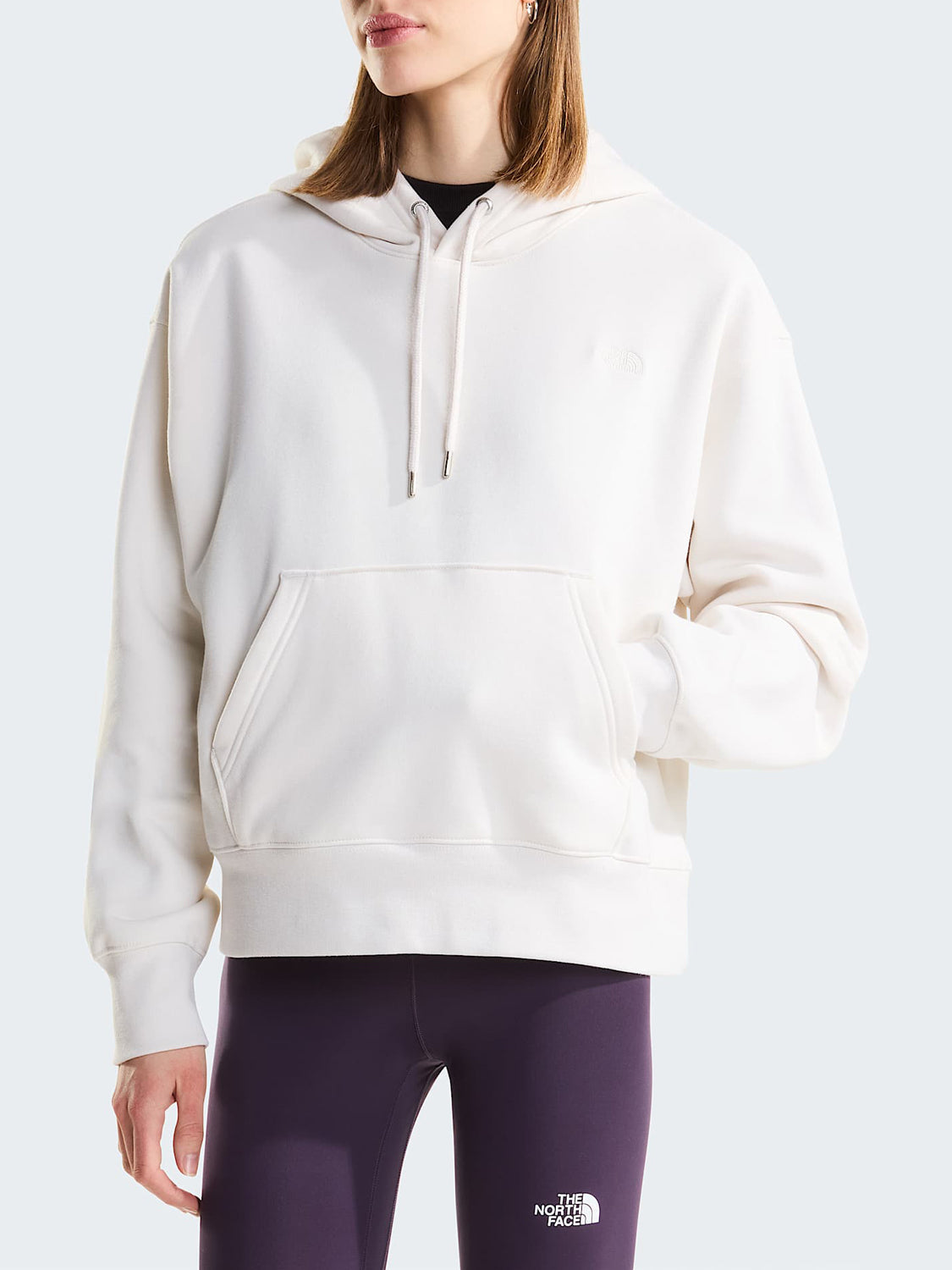 The North Face Felpa Cappuccio Donna Boxy Os Bianco ottico