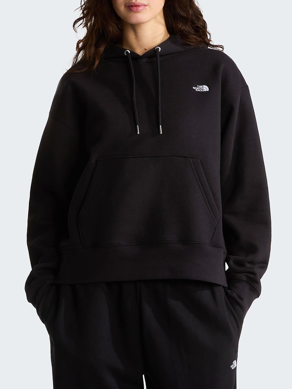 The North Face Felpa Cappuccio Donna Boxy Os Nero