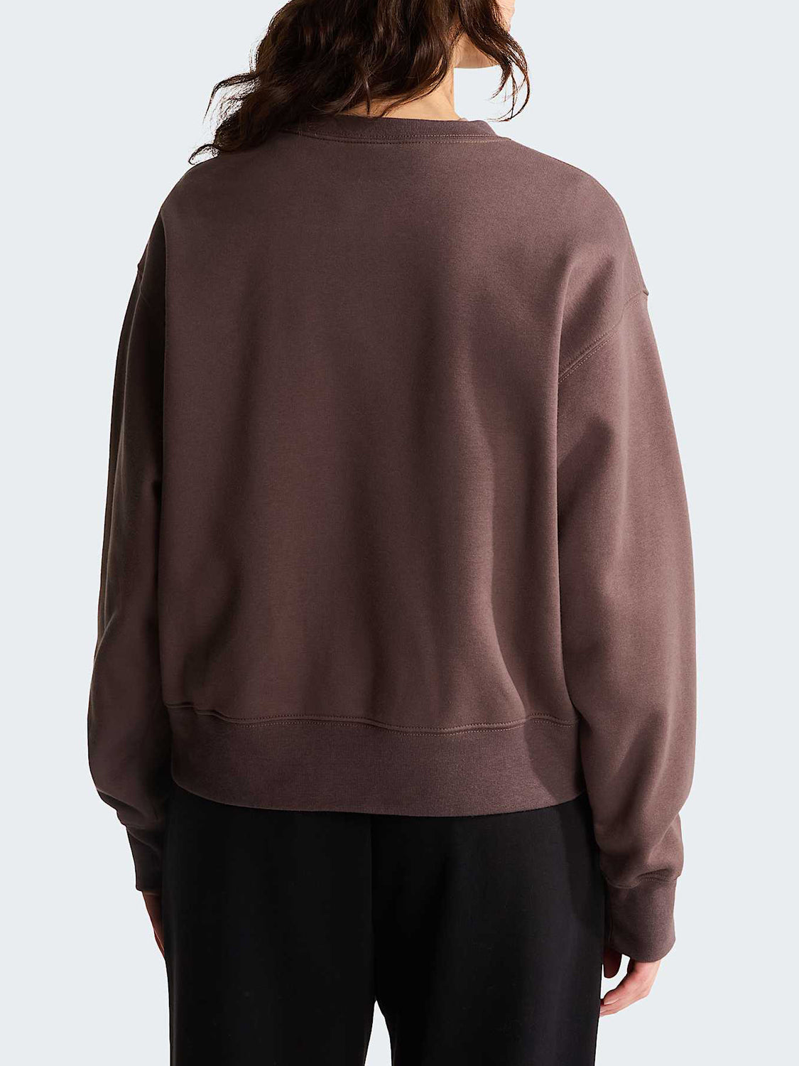 The North Face Felpa Girocollo Donna Ess Boxy Crew Marrone