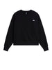 the north face felpa girocollo donna ess boxy crew nero 1738097
