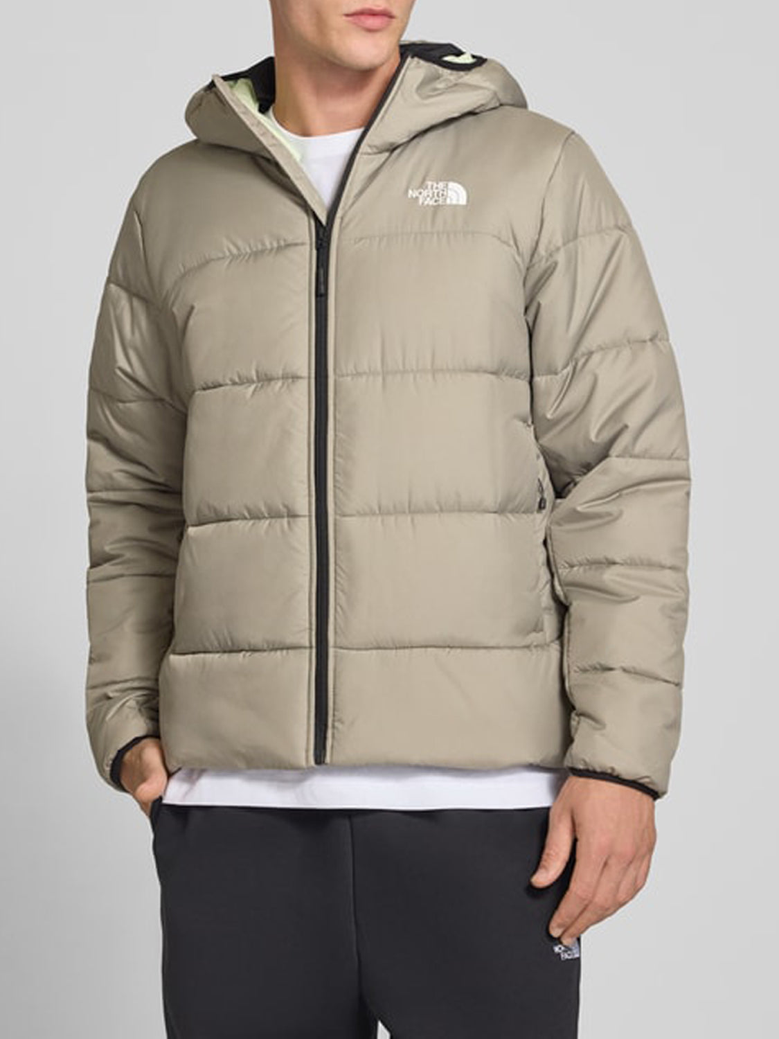 The North Face Piumino Uomo Nse Hooded Jkt Beige chiaro