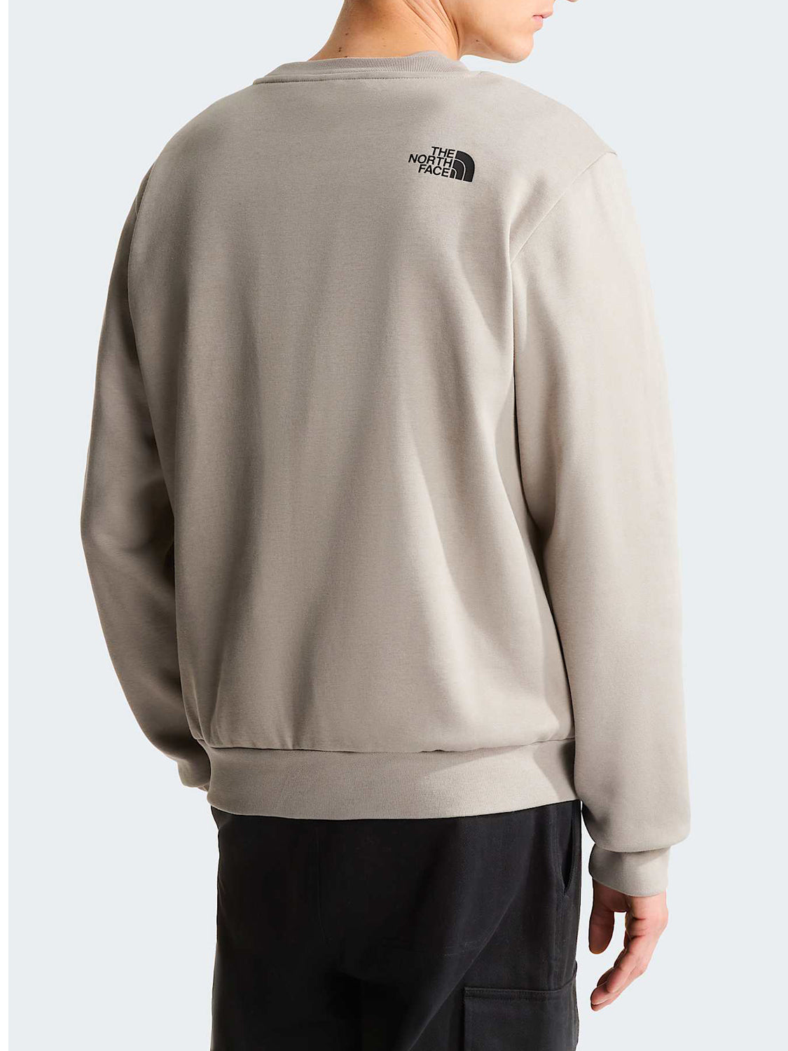 The North Face Felpa Girocollo Uomo Box Reg Crew Beige chiaro