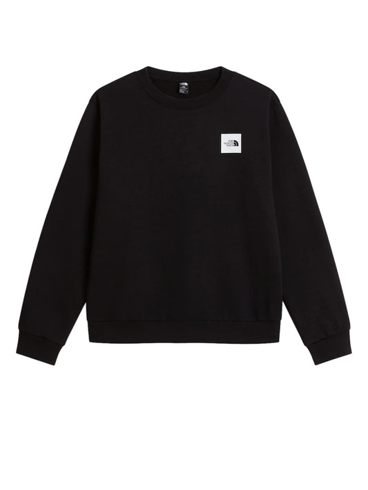 The North Face Felpa Girocollo Uomo Box Reg Crew Nero