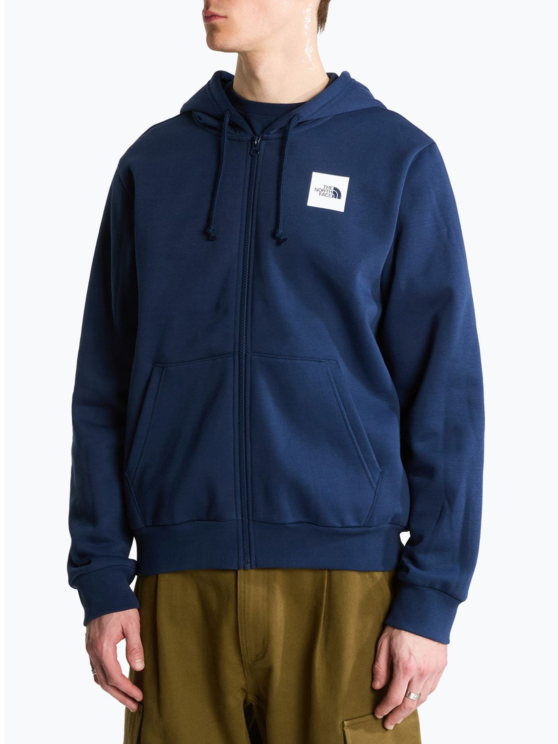 The North Face Felpa Cappuccio Uomo Box Hd Reg Fz Navy