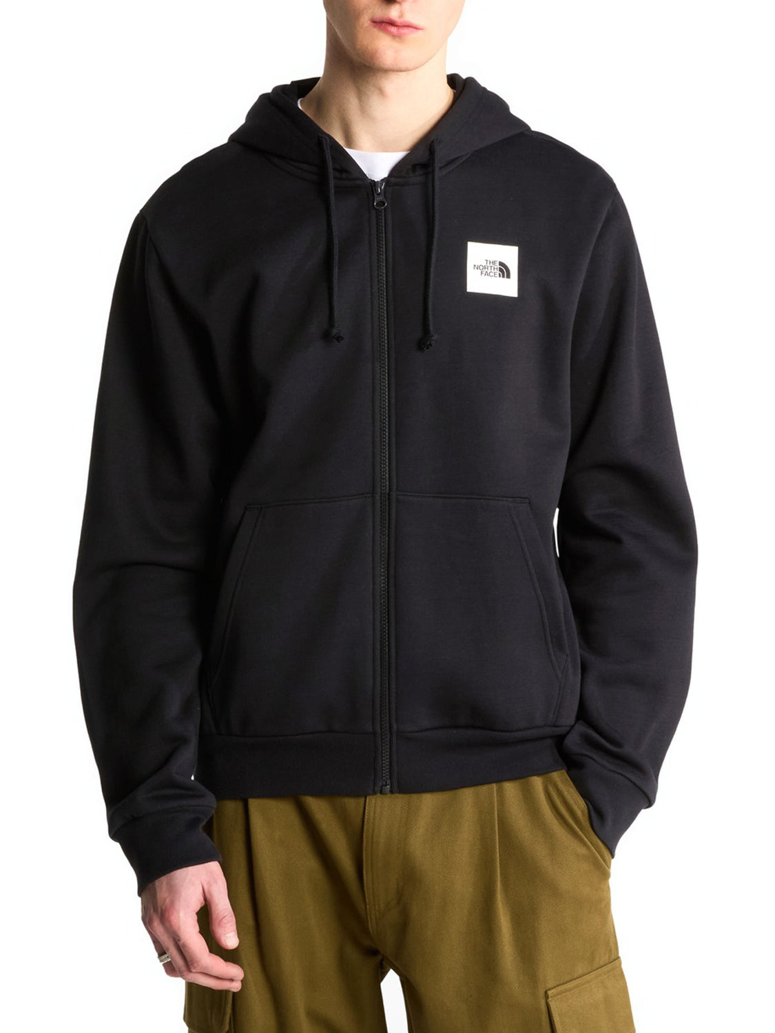The North Face Felpa Cappuccio Uomo Box Hd Reg Fz Nero