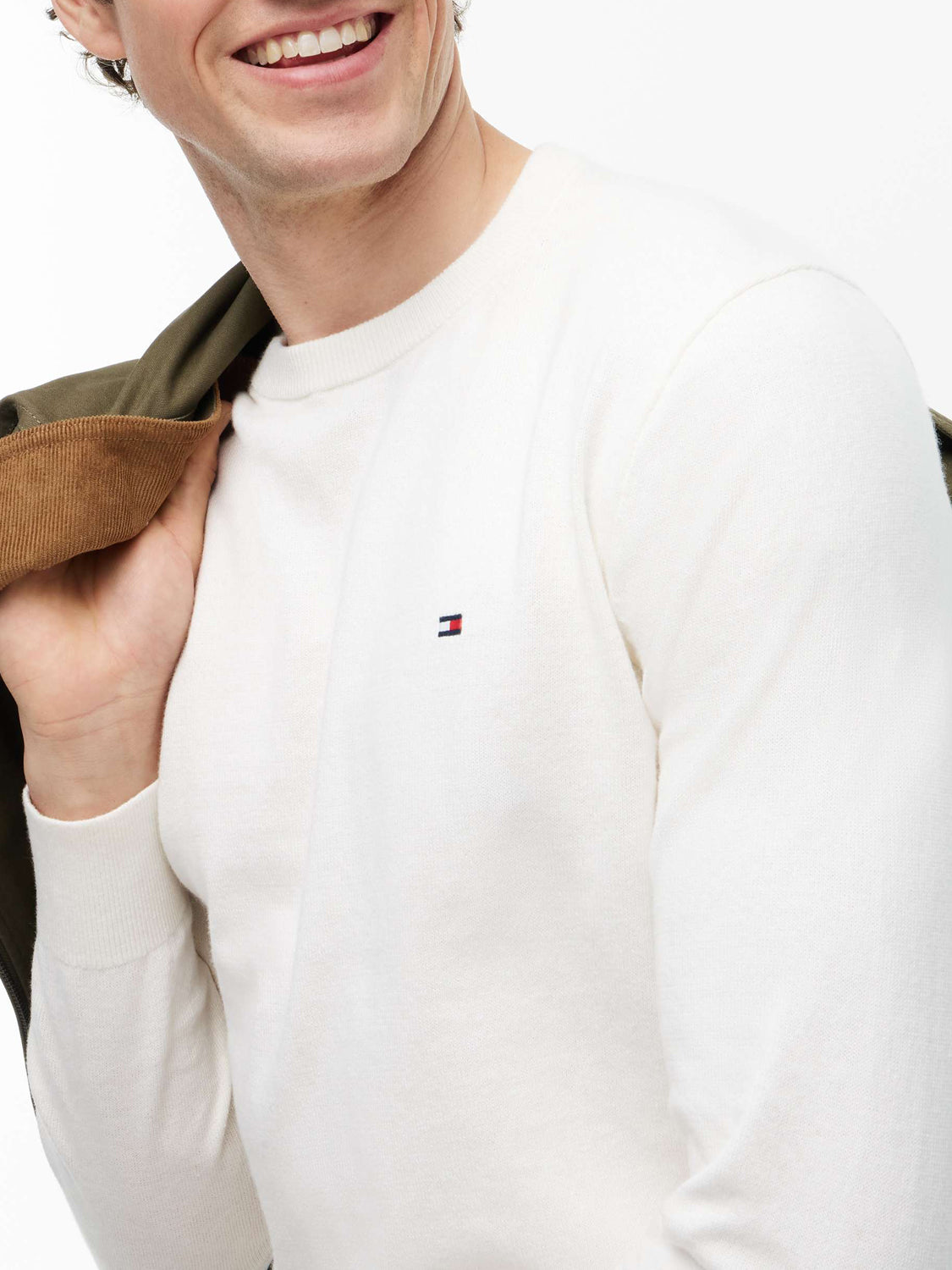 Tommy Hilfiger Maglione Uomo Avorio