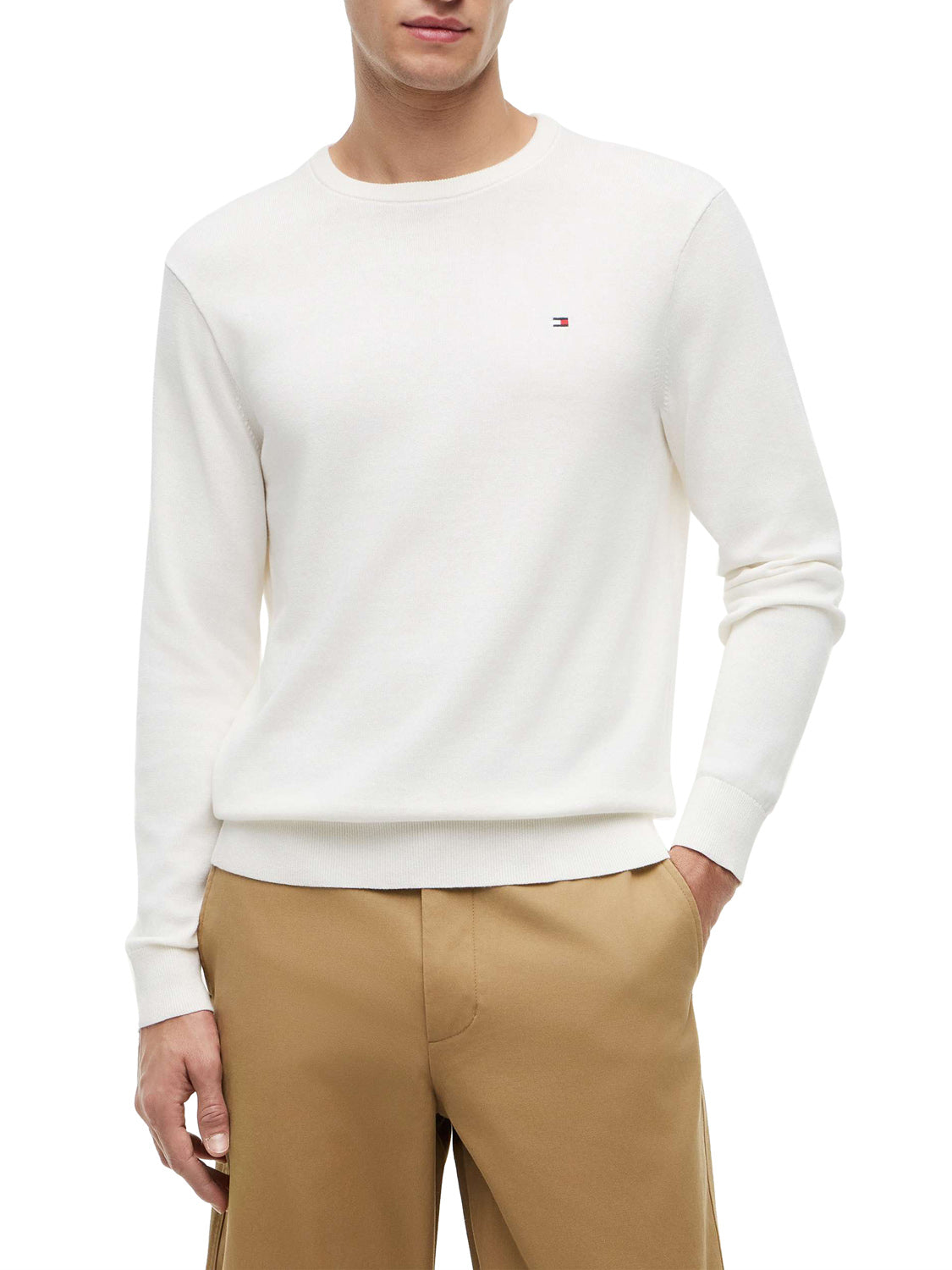 Tommy Hilfiger Maglione Uomo Avorio