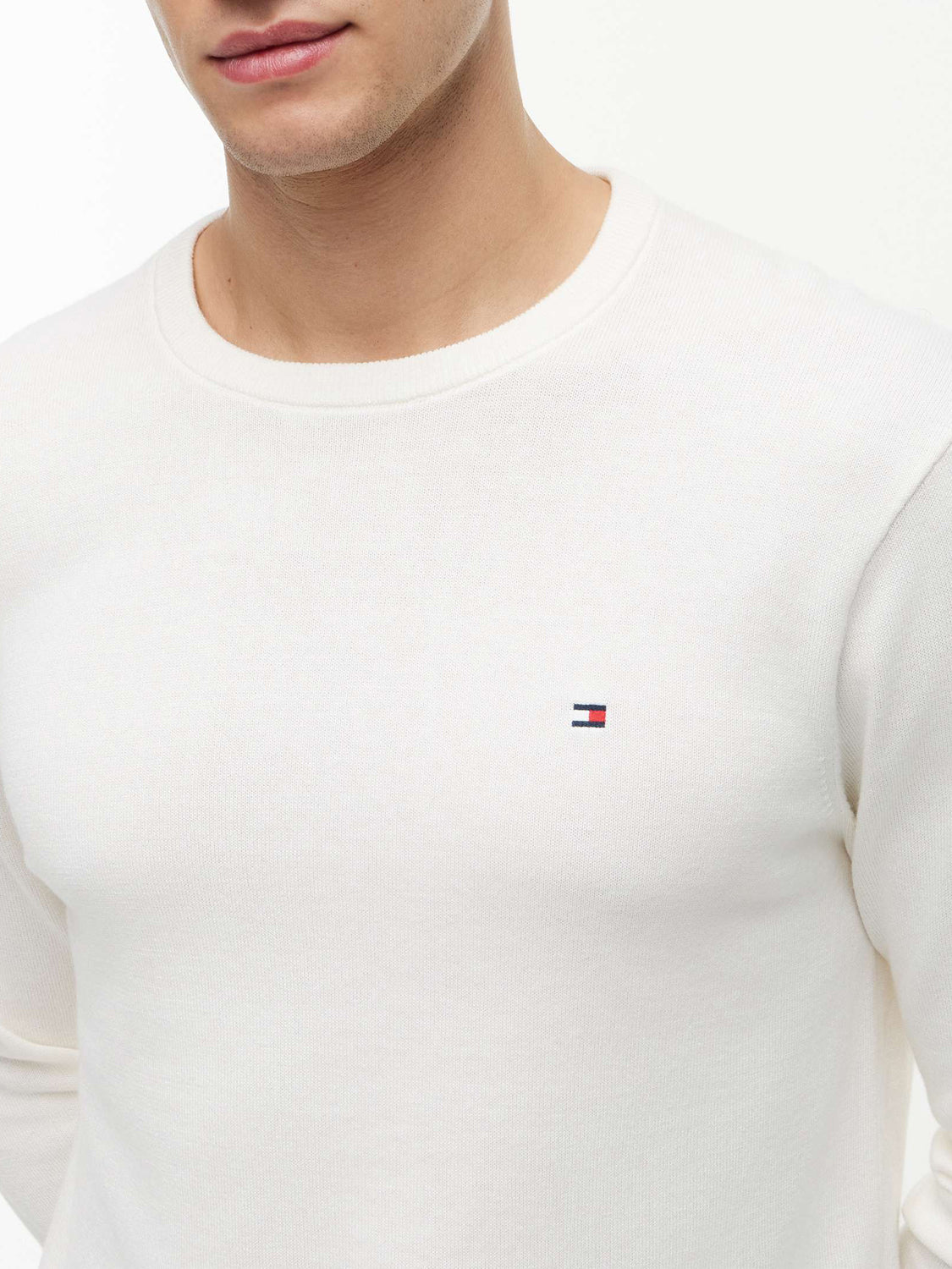 Tommy Hilfiger Maglione Uomo Avorio