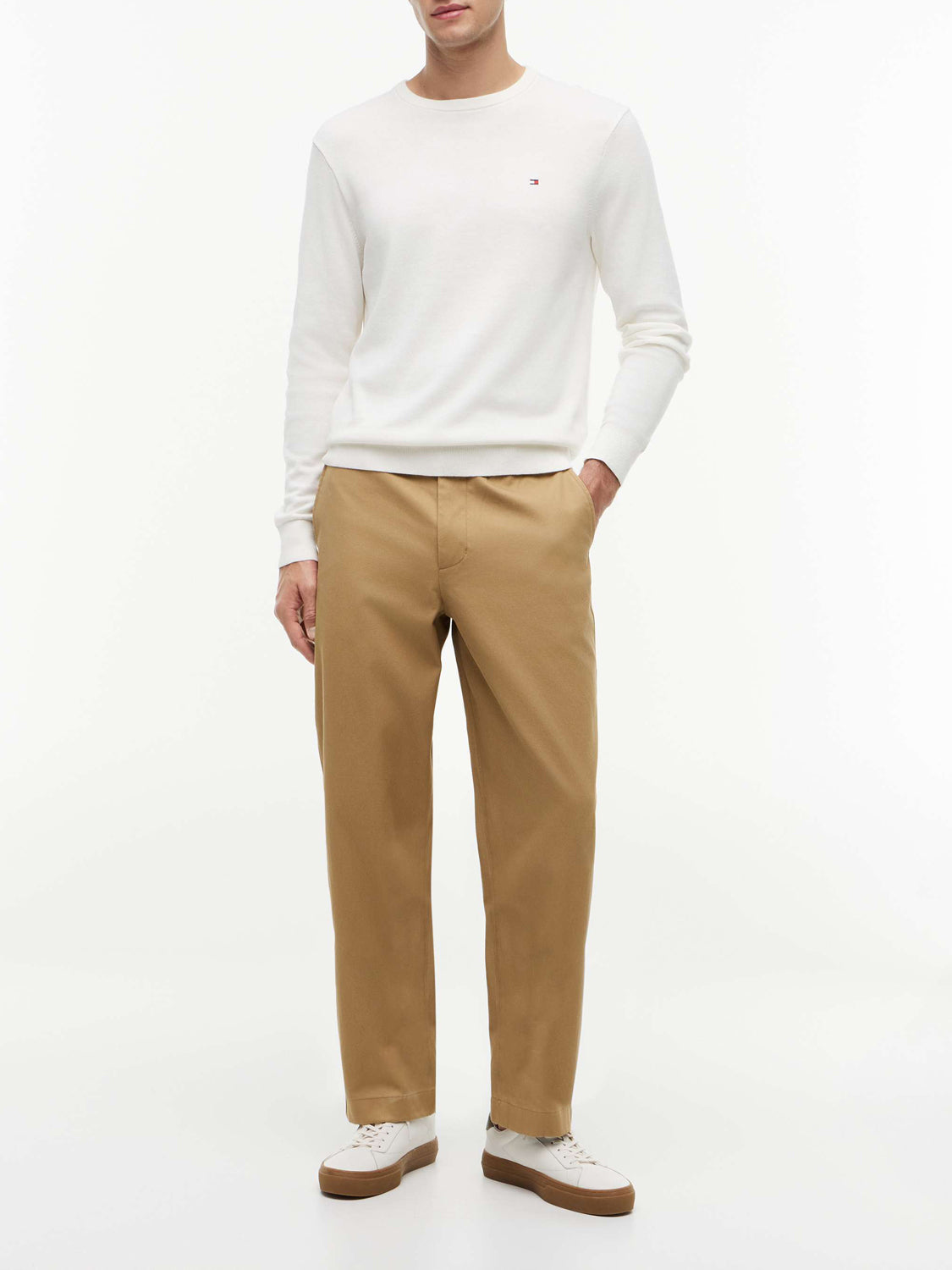 Tommy Hilfiger Maglione Uomo Avorio