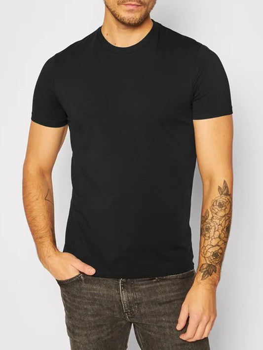 T-shirt Uomo Round neck Nero