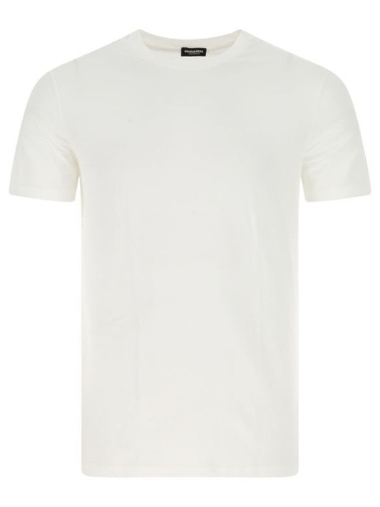 T-shirt Uomo Round neck Bianco