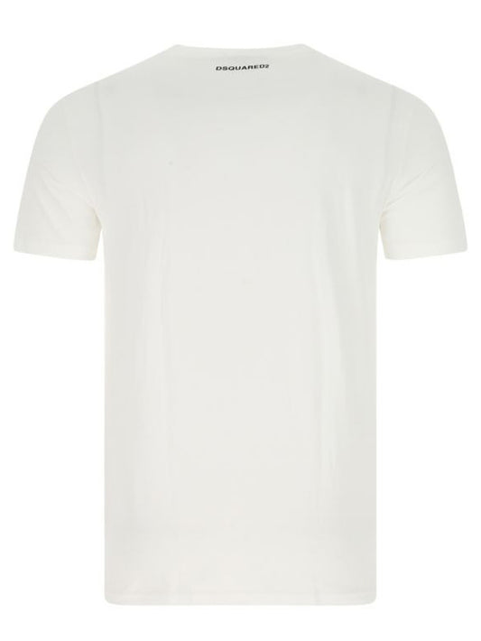 T-shirt Uomo Round neck Bianco