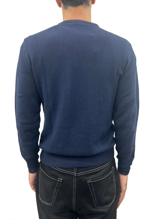 Maglia Uomo Girocollo Blu