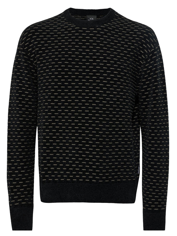 Pullover Uomo 6DZM1P Nero