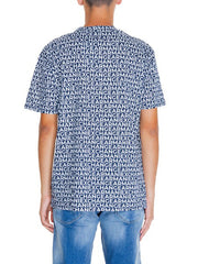 T-shirt Navy / bianco