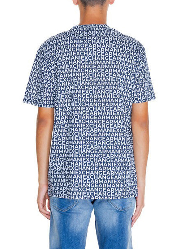 T-shirt Navy / bianco