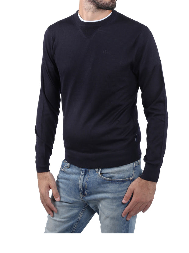 Pullover Uomo 8NZM3A Blu