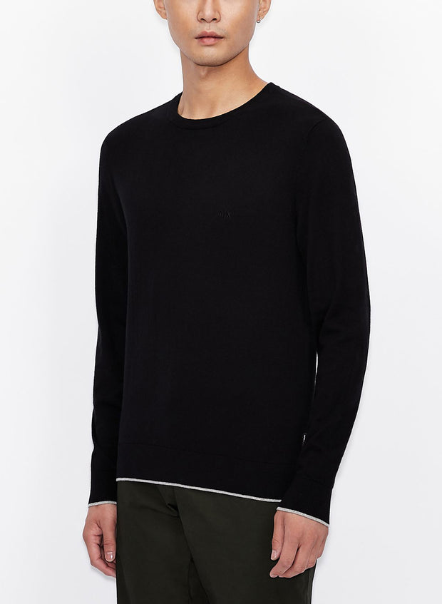 Pullover Uomo 8NZM6A Nero